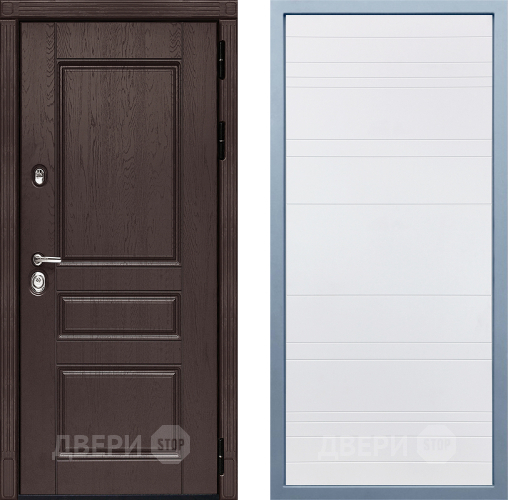 Входная металлическая Дверь Дива МД-90 Д-5 Белый в Электрогорске