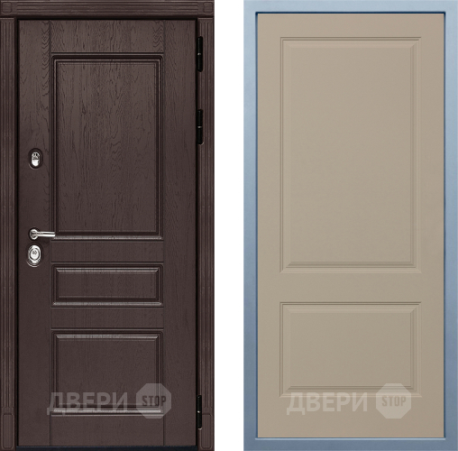 Входная металлическая Дверь Дива МД-90 Д-7 Шампань в Электрогорске