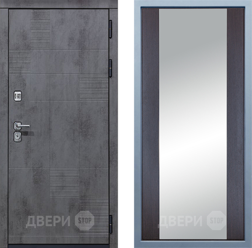 Входная металлическая Дверь Дива МД-35 Д-15 Зеркало Венге в Электрогорске