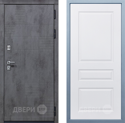 Входная металлическая Дверь Дива МД-35 Д-13 Белый в Электрогорске