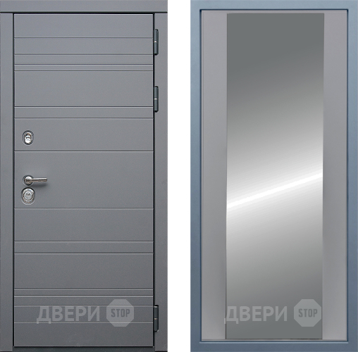 Входная металлическая Дверь Дива МД-39 Д-15 Зеркало Силк Маус в Электрогорске