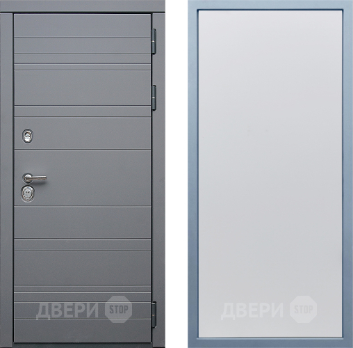 Входная металлическая Дверь Дива МД-39 Н-1 Белый в Электрогорске
