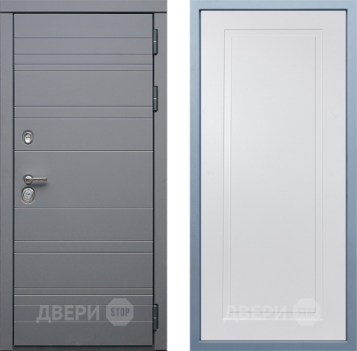 Входная металлическая Дверь Дива МД-39 Н-10 Белый в Электрогорске