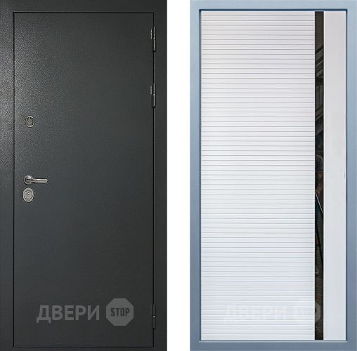 Входная металлическая Дверь Дива МД-40 Титан МХ-45 Белый матовый в Электрогорске