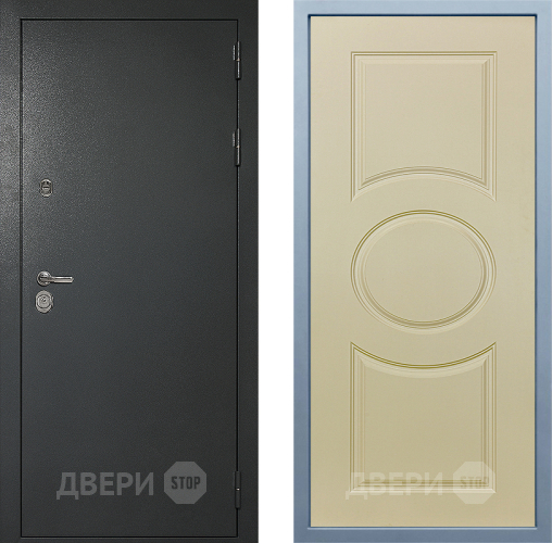 Входная металлическая Дверь Дива МД-40 Титан Д-8 Шампань в Электрогорске