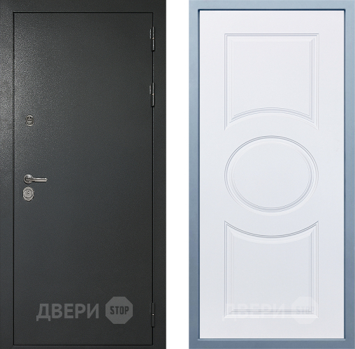 Входная металлическая Дверь Дива МД-40 Титан М-30 Белый в Электрогорске
