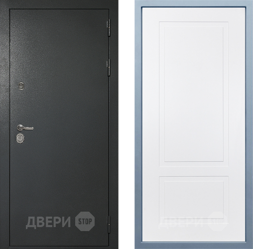 Входная металлическая Дверь Дива МД-40 Титан Н-7 Белый в Электрогорске