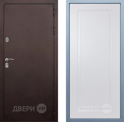 Дверь Дива МД-40 Медь Н-10 Белый в Электрогорске
