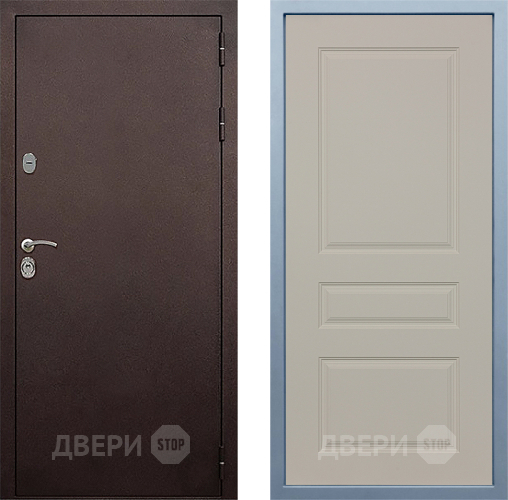 Входная металлическая Дверь Дива МД-40 Медь Д-13 Шампань в Электрогорске