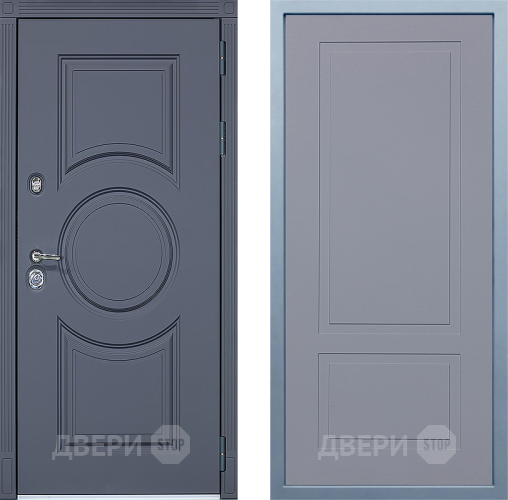 Входная металлическая Дверь Дива МХ-30 STR Н-7 Силк Маус в Электрогорске