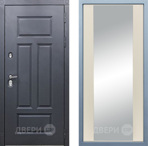 Входная металлическая Дверь Дива МХ-29 STR Д-15 Зеркало Шампань в Электрогорске