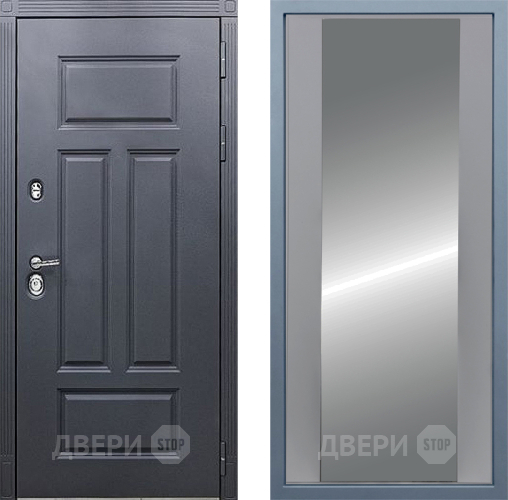 Входная металлическая Дверь Дива МХ-29 STR Д-15 Зеркало Силк Маус в Электрогорске