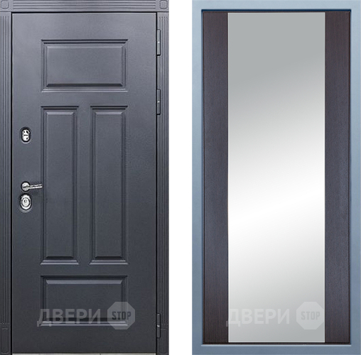 Входная металлическая Дверь Дива МХ-29 STR Д-15 Зеркало Венге в Электрогорске