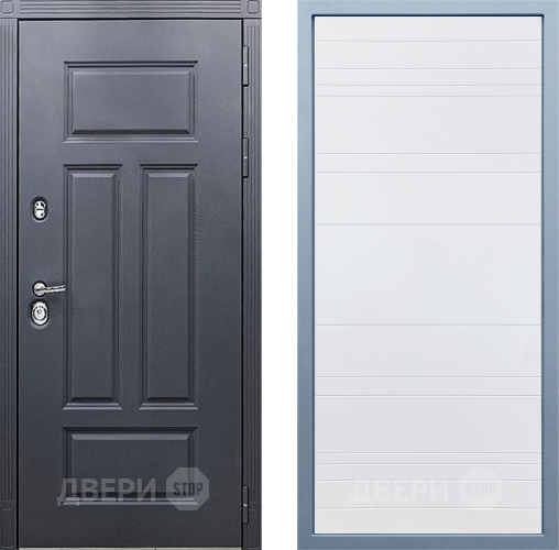 Входная металлическая Дверь Дива МХ-29 STR Д-5 Белый в Электрогорске