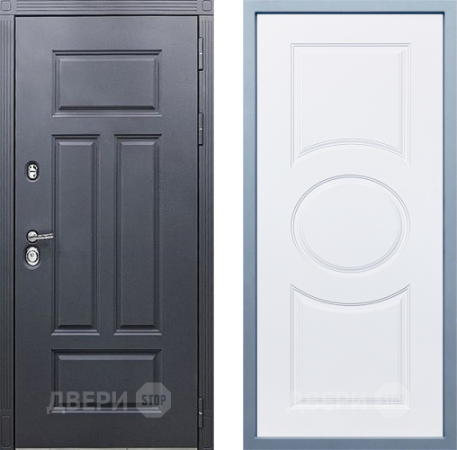 Входная металлическая Дверь Дива МХ-29 STR Д-8 Белый в Электрогорске