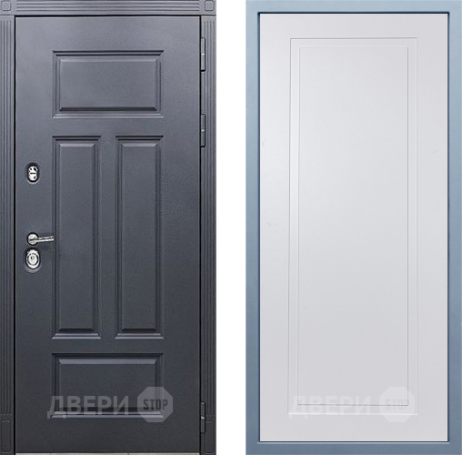 Входная металлическая Дверь Дива МХ-29 STR Н-10 Белый в Электрогорске