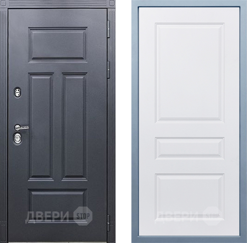 Входная металлическая Дверь Дива МХ-29 STR Д-13 Белый в Электрогорске