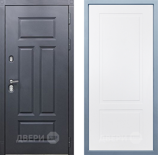Входная металлическая Дверь Дива МХ-29 STR Н-7 Белый в Электрогорске