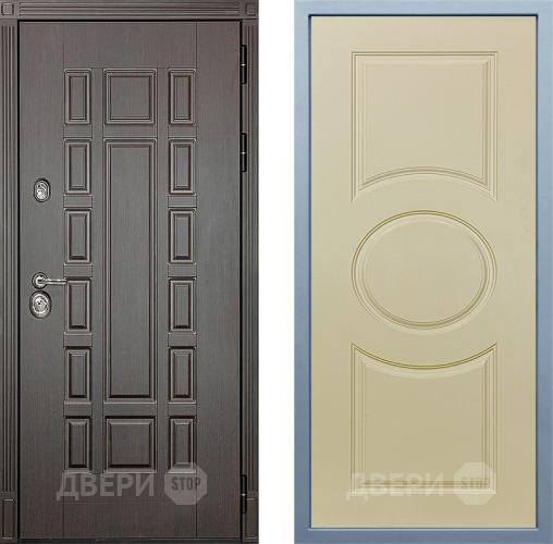 Входная металлическая Дверь Дива МХ-53 STR Д-8 Шампань в Электрогорске