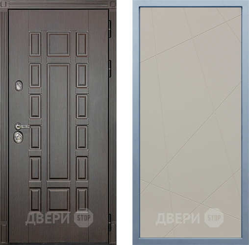 Входная металлическая Дверь Дива МХ-53 STR Д-11 Шампань в Электрогорске