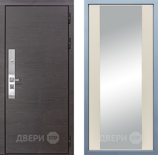 Входная металлическая Дверь Дива МХ-39 STR Д-15 Зеркало Шампань в Электрогорске