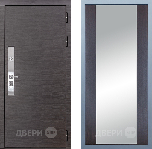 Входная металлическая Дверь Дива МХ-39 STR Д-15 Зеркало Венге в Электрогорске