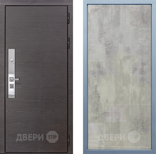 Входная металлическая Дверь Дива МХ-39 STR Д-4 Бетон темный в Электрогорске