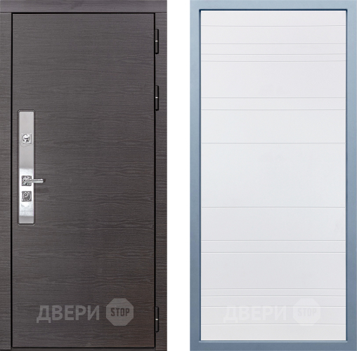 Входная металлическая Дверь Дива МХ-39 STR Д-5 Белый в Электрогорске