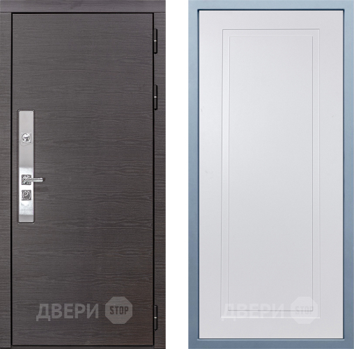 Входная металлическая Дверь Дива МХ-39 STR Н-10 Белый в Электрогорске