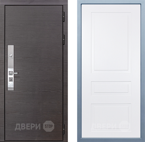 Входная металлическая Дверь Дива МХ-39 STR Н-13 Белый в Электрогорске