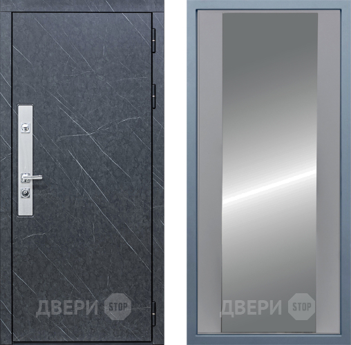 Входная металлическая Дверь Дива МХ-26 STR Д-15 Зеркало Силк Маус в Электрогорске