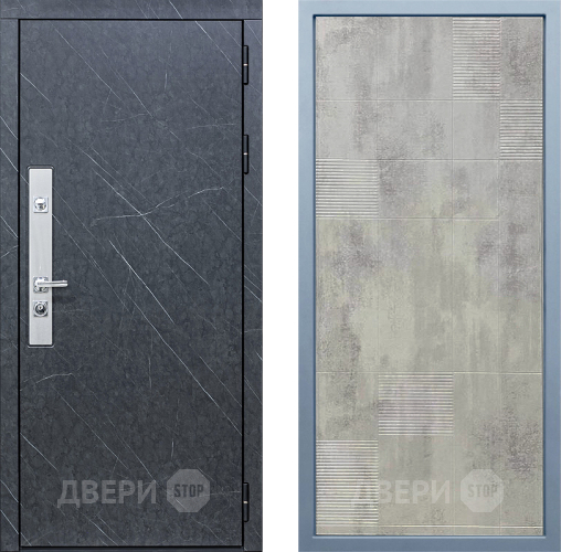 Входная металлическая Дверь Дива МХ-26 STR Д-4 Бетон темный в Электрогорске