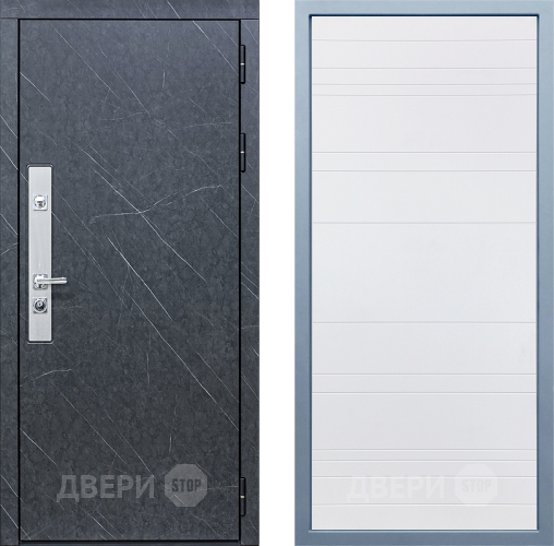 Входная металлическая Дверь Дива МХ-26 STR Д-5 Белый в Электрогорске