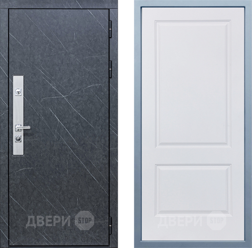 Входная металлическая Дверь Дива МХ-26 STR Д-7 Белый в Электрогорске
