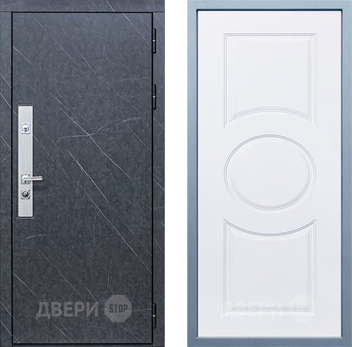 Входная металлическая Дверь Дива МХ-26 STR Д-8 Белый в Электрогорске