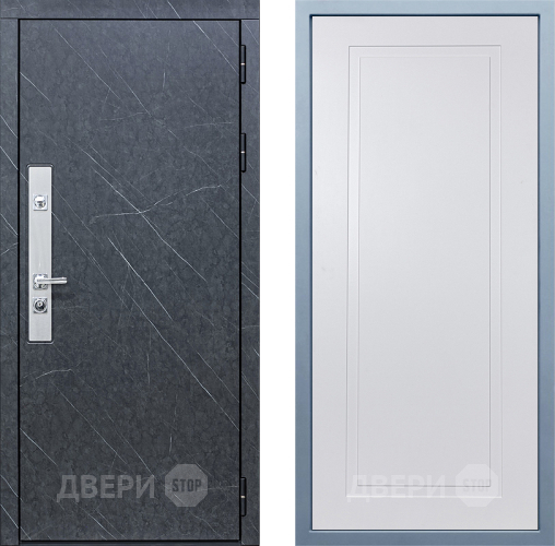 Входная металлическая Дверь Дива МХ-26 STR Н-10 Белый в Электрогорске