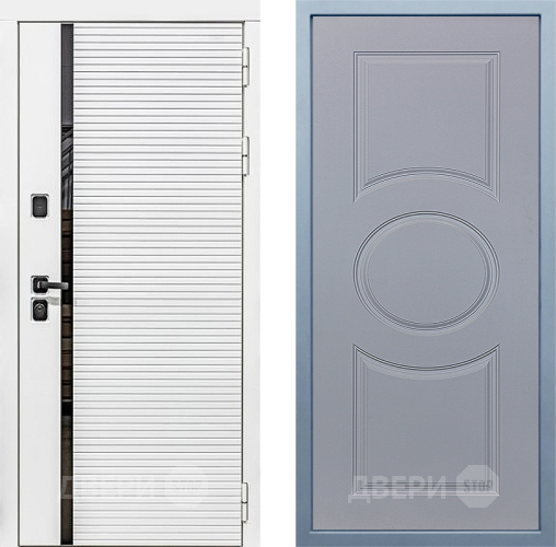 Дверь Дива МХ-45 Белая STR Д-8 Силк Маус в Электрогорске