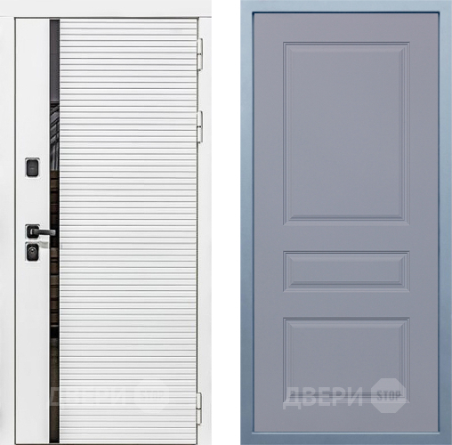 Дверь Дива МХ-45 Белая STR Д-13 Силк Маус в Электрогорске