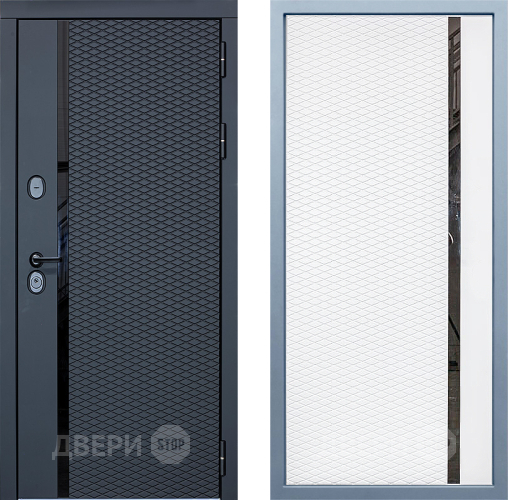 Входная металлическая Дверь Дива МХ-47 STR МХ-47 Белый матовый в Электрогорске