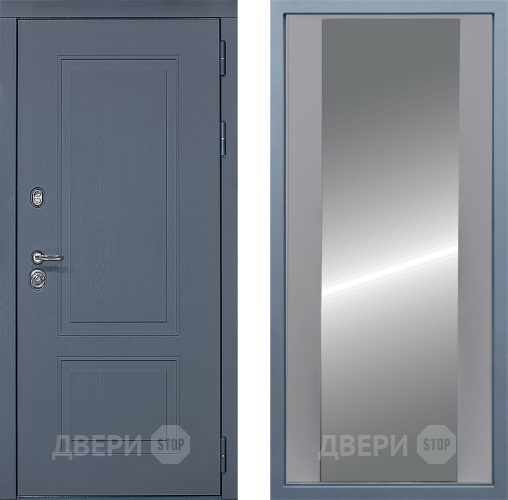 Входная металлическая Дверь Дива МХ-38 STR Д-15 Зеркало Силк Маус в Электрогорске