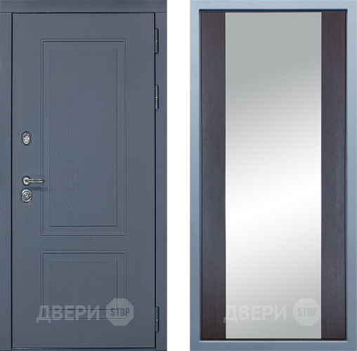 Входная металлическая Дверь Дива МХ-38 STR Д-15 Зеркало Венге в Электрогорске