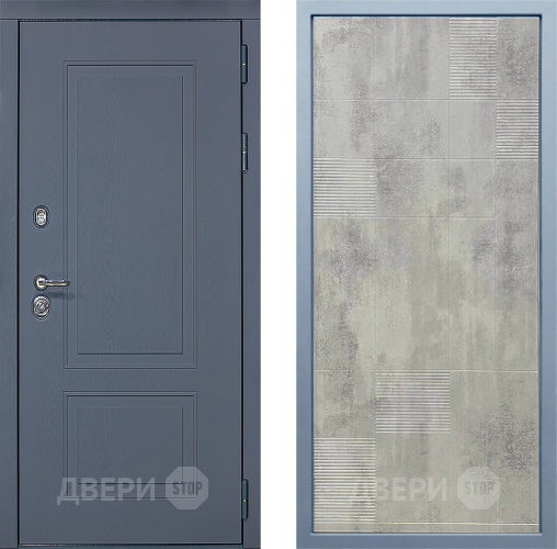 Входная металлическая Дверь Дива МХ-38 STR Д-4 Бетон темный в Электрогорске