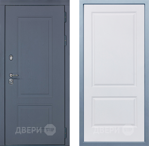 Входная металлическая Дверь Дива МХ-38 STR Д-7 Белый в Электрогорске