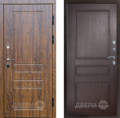 Входная металлическая Дверь Престиж Классика Дуб Классика Венге в Электрогорске