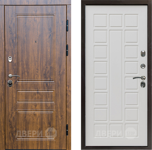 Входная металлическая Дверь Престиж Классика Дуб Престиж Бежевый мат в Электрогорске