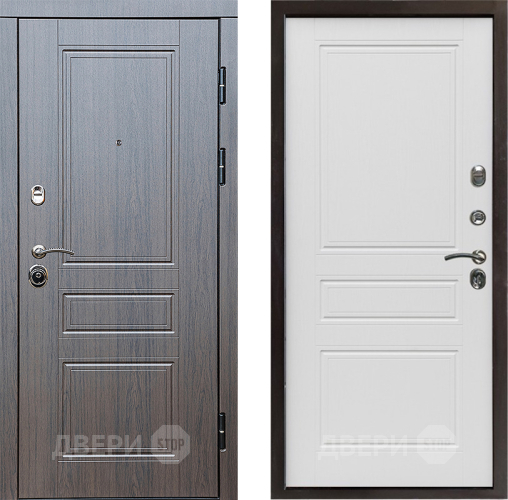 Входная металлическая Дверь Престиж Классика Венге Классика Лиственница белая в Электрогорске