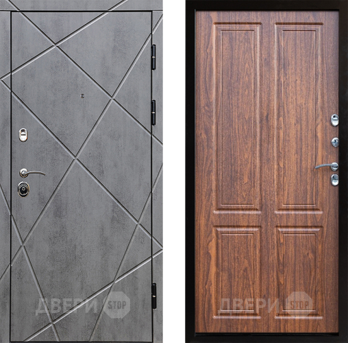 Входная металлическая Дверь Престиж Лучи Премиум Орех светлый в Электрогорске