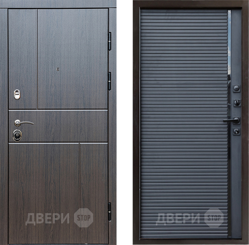 Входная металлическая Дверь Престиж Горизонт Венге Porte Черный кварц в Электрогорске