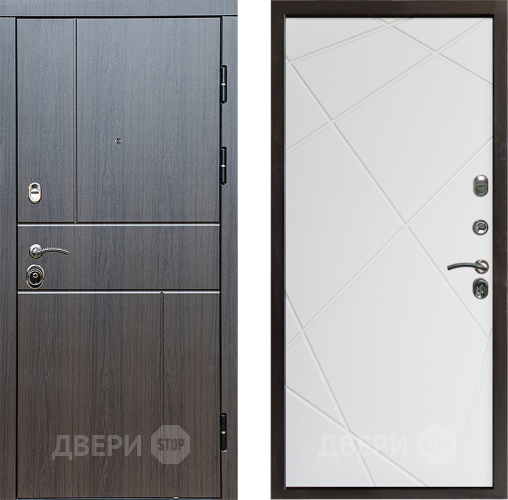 Дверь Престиж Горизонт Венге Лучи Бетон белый в Электрогорске