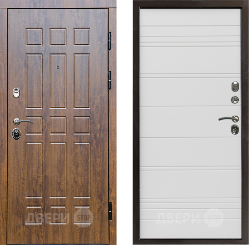 Входная металлическая Дверь Престиж Стандарт Line Белый в Электрогорске